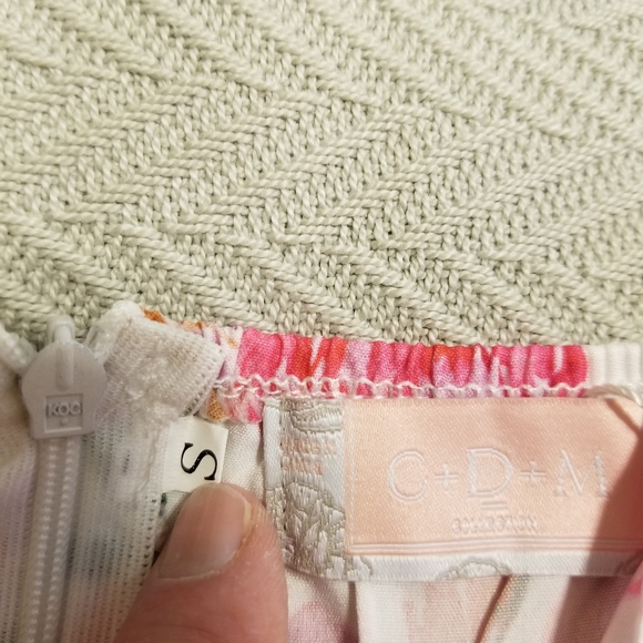 C+D+M Collection Sleeveless Spaghetti Strap Floral Midi Slip Dress NWT - Picture 10 of 15